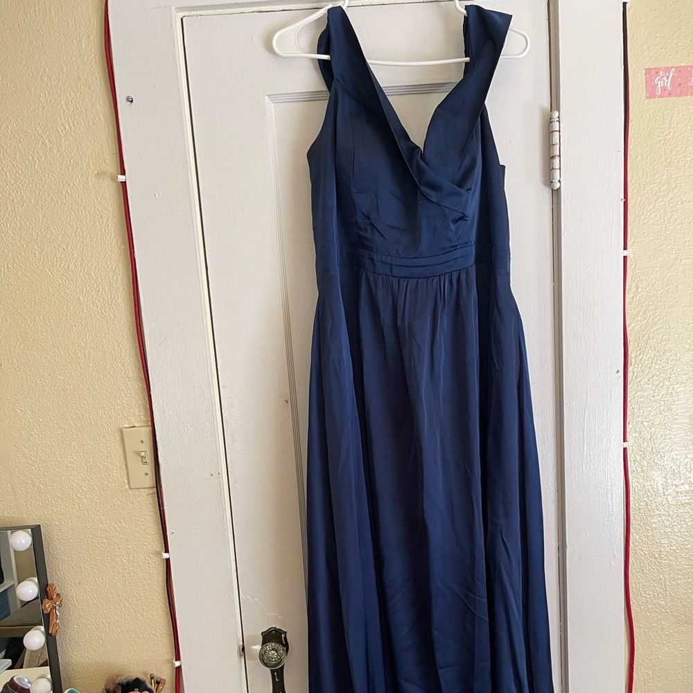 Navy blue dress used for a wedding only worn once